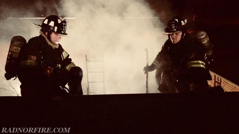 Radnor Firefighters, Local Companies Battle Monday Night Blaze at West ...